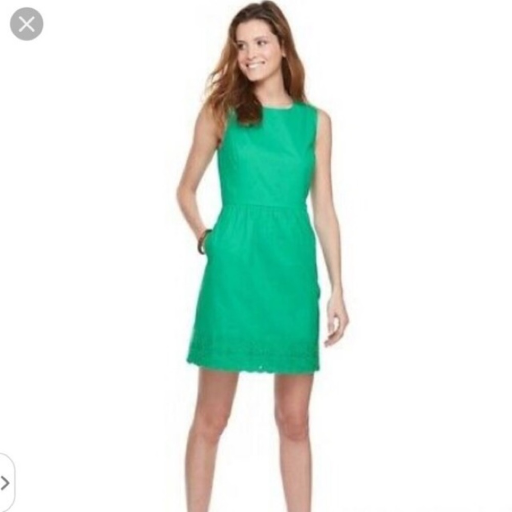 Vineyard vines green dress